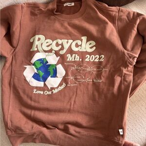 Madhappy Recycle Me Limited Edition in Brown, size small